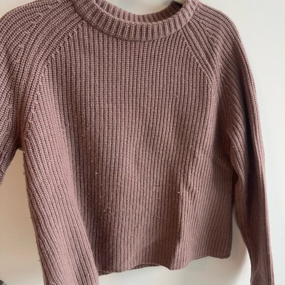 Jenni Kayne Ribbed Knit Sweater - Brown/Purple - Picture 3 of 6